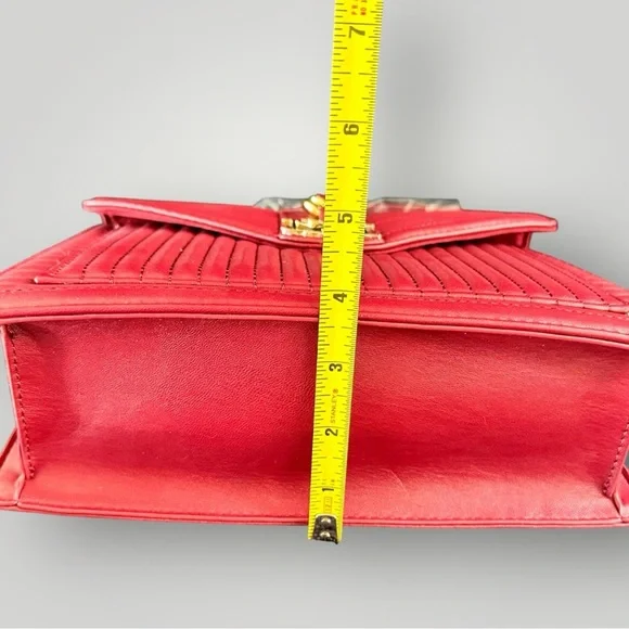 Badgley Mischka Quilted Wine Red Medium Crossbody Tote New NWT Retail:$179 - Picture 9 of 11